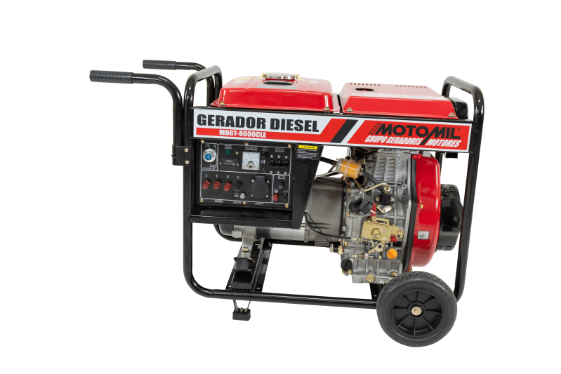 GERADOR A DIESEL 6,6KW MONO 127/220V - MDG-8000CLE - MOTOMIL